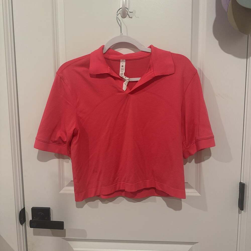 Lululemon Swiftly Tech Relaxed-Fit Polo Shirt in Hot Heat Red Glow